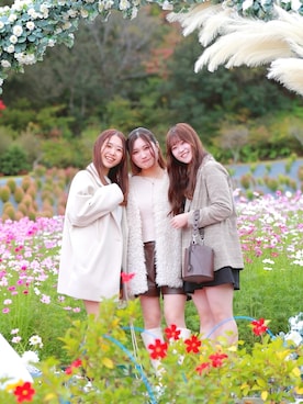 「アイテム（ベスト）」を使った、panchanᙏ̤̫͚さん（レディース・162cm）の秋コーディネート