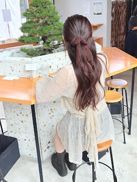「アイテム（キャミソール）」を使った、panchanᙏ̤̫͚さん（レディース・162cm）の秋コーディネート