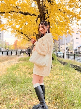 「Heather（ヘザー）のアイテム」を使った、panchanᙏ̤̫͚さん（レディース・162cm）の秋コーディネート