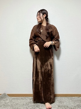 panchanᙏ̤̫͚さん（骨格ストレート・レディース・162cm）の秋コーディネート