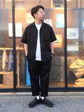 「KEEN（キーン）のアイテム（シューズ）」を使った、mutoさん（メンズ・170cm）の夏コーディネート