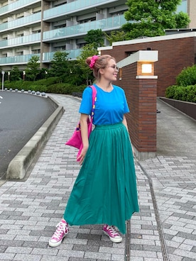 「Anne（アーネ）のアイテム」を使った、Anna Shinozakiさん（レディース・153cm）の秋コーディネート