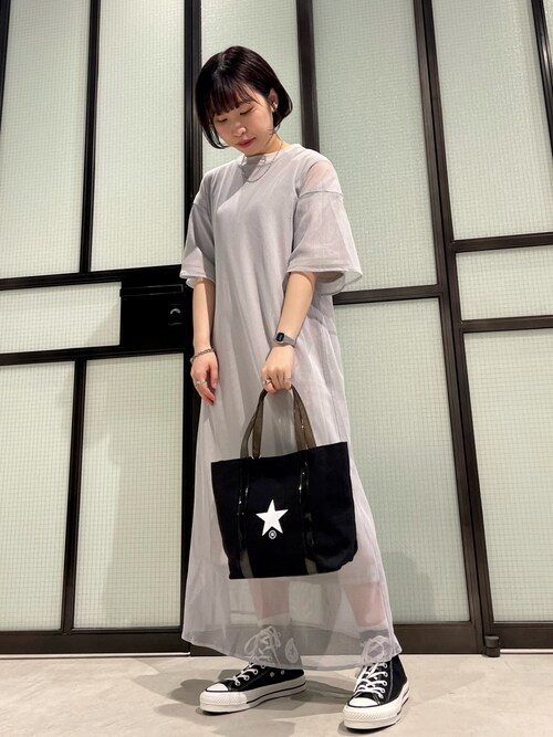 Converse Tokyoｓｈｉｍａさんのワンピースを使ったコーディネート Zozotown