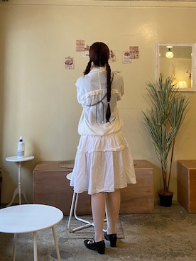 「SINOON（シヌーン）のアイテム（ジャケット/アウター）」を使った、fumikaさん（レディース・158cm）の秋コーディネート
