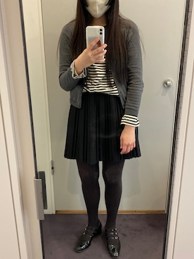 「H&M（エイチ・アンド・エム）のアイテム（カーディガン/ボレロ）」を使った、fumikaさん（レディース・158cm）の春コーディネート