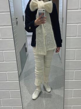 「Charles Chaton（シャルルシャトン）のアイテム（パンツ）」を使った、fumikaさん（レディース・158cm）の冬コーディネート