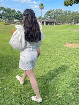 「papier（パピエ）のアイテム」を使った、fumikaさん（レディース・158cm）の秋コーディネート