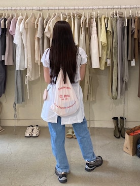 「Charles Chaton（シャルルシャトン）のアイテム（パンツ）」を使った、fumikaさん（レディース・158cm）の夏コーディネート