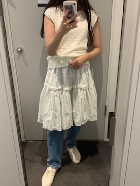 「Charles Chaton（シャルルシャトン）のアイテム（パンツ）」を使った、fumikaさん（レディース・158cm）の夏コーディネート