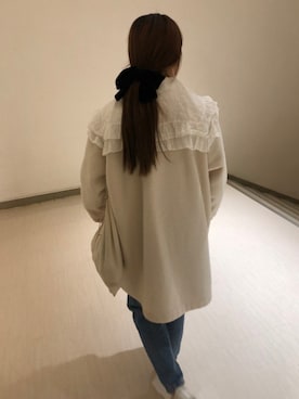 「Charles Chaton（シャルルシャトン）のアイテム（パンツ）」を使った、fumikaさん（レディース・158cm）の冬コーディネート