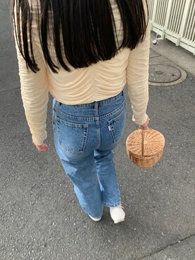 「Charles Chaton（シャルルシャトン）のアイテム（パンツ）」を使った、fumikaさん（レディース・158cm）の春コーディネート