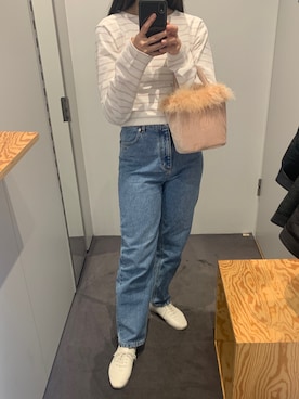 「Charles Chaton（シャルルシャトン）のアイテム（パンツ）」を使った、fumikaさん（レディース・158cm）の春コーディネート