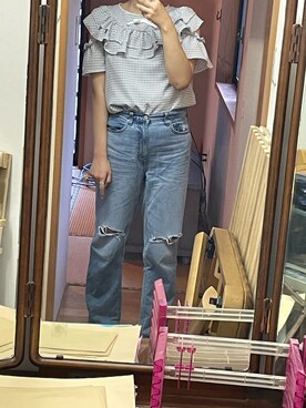 神谷文さんのコーディネート