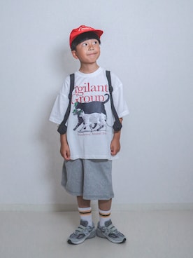 「アイテム（ソックス/靴下）」を使った、ma-kunさん（キッズ・120cm）の夏コーディネート