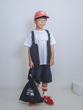 「Piet（ピエット）のアイテム」を使った、ma-kunさん（キッズ・120cm）の夏コーディネート