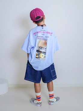「アイテム（財布）」を使った、ma-kunさん（キッズ・120cm）の夏コーディネート