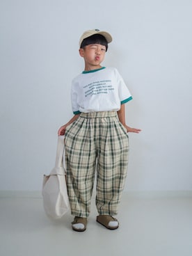 「アイテム（サンダル）」を使った、ma-kunさん（キッズ・110cm）の夏コーディネート