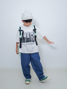 「ニット帽」｜ma-kunさん（キッズ・120cm）の夏コーディネート