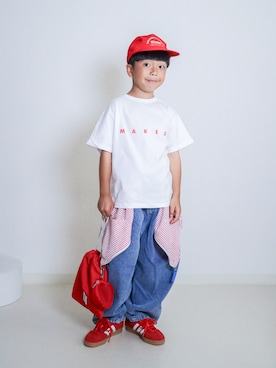 「Piet（ピエット）のアイテム」を使った、ma-kunさん（キッズ・120cm）の夏コーディネート