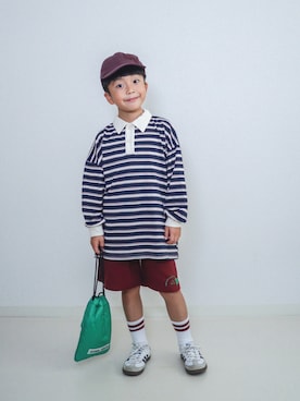 「スポーツミックス」｜ma-kunさん（キッズ・110cm）の秋コーディネート