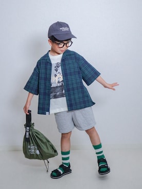 ma-kunさん（キッズ・120cm）の春コーディネート