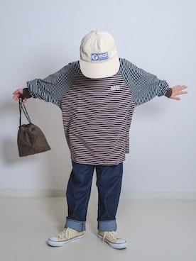 「BREEZE（ブリーズ）のアイテム」を使った、ma-kunさん（キッズ・120cm）の秋コーディネート