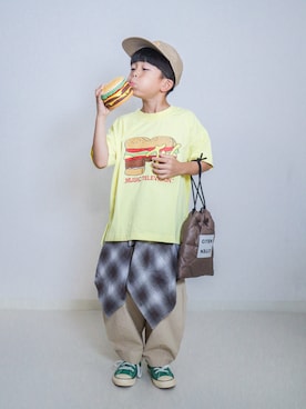 ma-kunさん(キッズ・120cm)の夏コーディネート