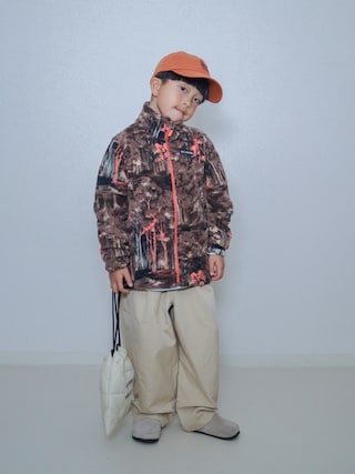 「unifriend（ユニフレンド）の韓国子供服長袖Tシャツ（Tシャツ/カットソー）」を使った、ma-kunさん（キッズ・120cm）の春コーディネート