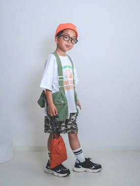 「CITEN（シテン）のアイテム」を使った、ma-kunさん（キッズ・120cm）の春コーディネート