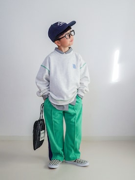 ma-kunさん(キッズ・120cm)の冬コーディネート