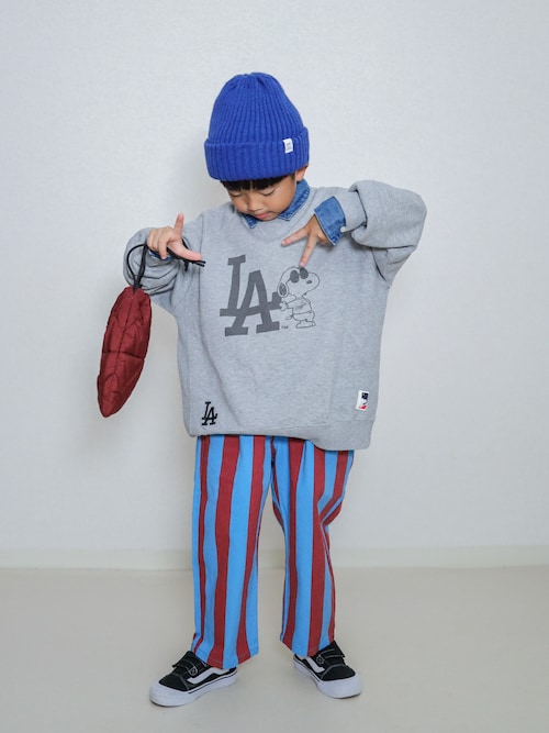 ローリーズファーム　MLB SNOOPYウラケ　スウェット　ドジャース LOWRYS FARM｜MLB*SNOOPYウラケ | Rakuten Fashion(楽天