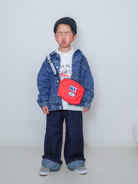 ma-kunさん（キッズ・120cm）の春コーディネート