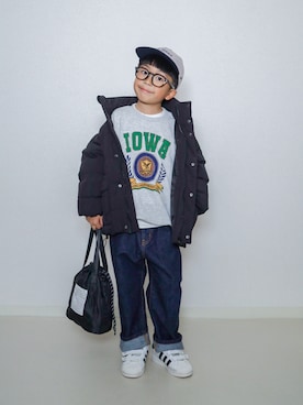 ma-kunさん（キッズ・120cm）の冬コーディネート