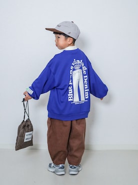 「アイテム（Tシャツ/カットソー）」を使った、ma-kunさん（キッズ・120cm）の秋コーディネート