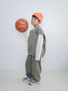 「アイテム（スポーツグッズ）」を使った、ma-kunさん（キッズ・110cm）の秋コーディネート
