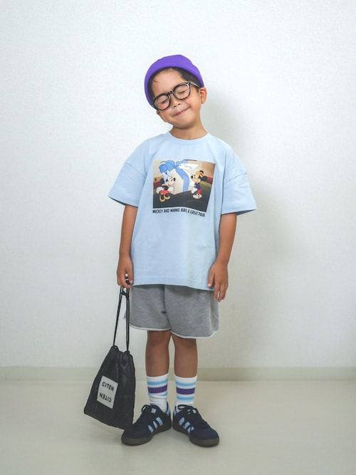 セール】ミッキー／フォトプリントTシャツ(KIDS)（Tシャツ