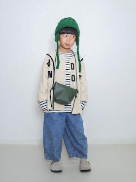 「アイテム（シャツ/ブラウス）」を使った、ma-kunさん（キッズ・120cm）の秋コーディネート