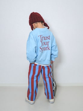 「アイテム（帽子）」を使った、ma-kunさん（キッズ・120cm）の冬コーディネート