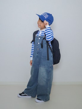 「aimoha（アイモハ）のアイテム」を使った、ma-kunさん（キッズ・120cm）の春コーディネート