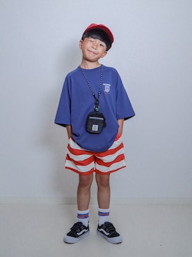 ma-kunさん（キッズ・120cm）の春コーディネート