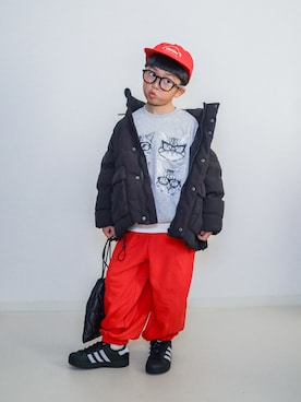 ma-kunさん（キッズ・120cm）の冬コーディネート