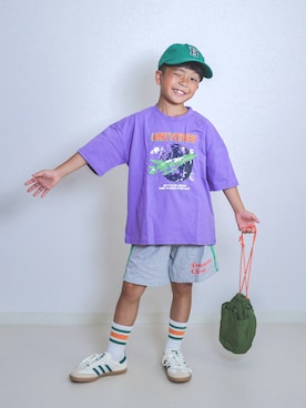 ma-kunさん(キッズ・120cm)の夏コーディネート