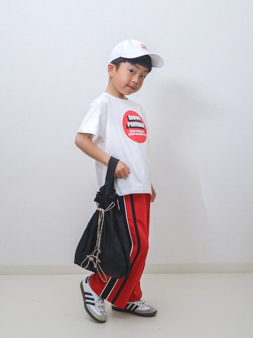 マサヒロページ LOWRYS FARM パンツ ラインパンツ 321054 キッズ 子供服 男の子