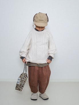 ma-kunさん（キッズ・120cm）の秋コーディネート