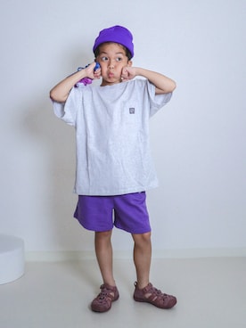 「KEEN（キーン）のアイテム」を使った、ma-kunさん（キッズ・120cm）の夏コーディネート