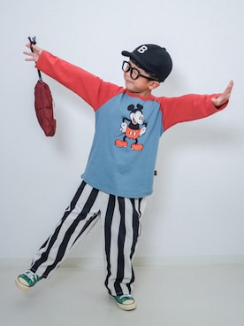 「アイテム（バッグ）」を使った、ma-kunさん（キッズ・110cm）の夏コーディネート