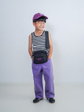 「アイテム（パンツ）」を使った、ma-kunさん（キッズ・110cm）の夏コーディネート