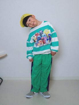 「VANS(バンズ)のアイテム」を使った、ma-kunさん(キッズ・120cm)の冬コーディネート