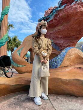 「アイテム（シャツ/ブラウス）」を使った、LUNAさん（レディース・147cm）の冬コーディネート