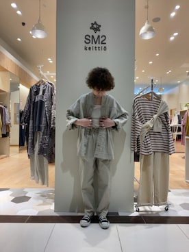 「Tシャツ/カットソー」｜「アイテム（デニムジャケット）」を使った、イヌヅカさん（レディース・154cm）の夏コーディネート
